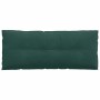 Cojín de Espalda Verde oscuro 120 x 50 cm Tela de pana