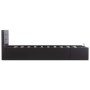 Hydraulic canapé bed black synthetic leather 90x200 cm by vidaXL, Beds and slatted bases - Ref: Foro24-285510, Price: 252,02 ...