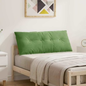 Cojín de Espalda Verde claro 120 x 50 cm Tela de pana