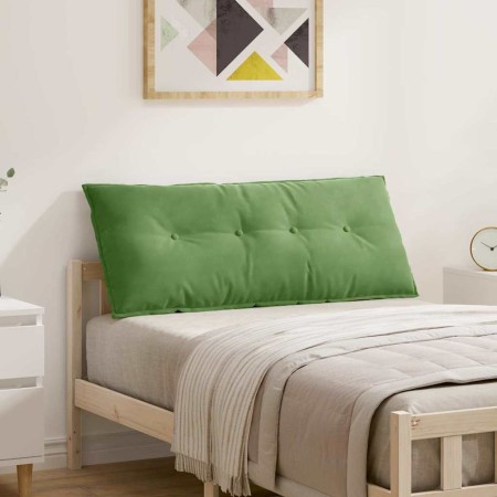 Cojín de Espalda Verde claro 120 x 50 cm Tela de pana
