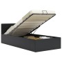 Hydraulic canapé bed black synthetic leather 100x200 cm by vidaXL, Beds and slatted bases - Ref: Foro24-285511, Price: 283,35...