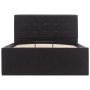 Hydraulic canapé bed black synthetic leather 100x200 cm by vidaXL, Beds and slatted bases - Ref: Foro24-285511, Price: 283,35...