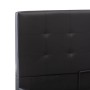 Hydraulic canapé bed black synthetic leather 100x200 cm by vidaXL, Beds and slatted bases - Ref: Foro24-285511, Price: 283,35...