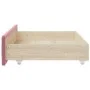Bed drawers 2 pcs engineered wood and pink velvet by vidaXL, Beds and accessories - Ref: Foro24-833919, Price: 45,22 €, Disco...