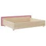 Bettschubladen, 2 Stück, aus Holzwerkstoff und rosa Samt von vidaXL, Betten und Zubehör - Ref: Foro24-833919, Preis: 45,22 €,...