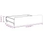 Bed drawers 2 pcs engineered wood and light gray velvet by vidaXL, Beds and accessories - Ref: Foro24-833916, Price: 45,21 €,...