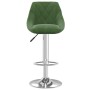 Taburete de cocina de terciopelo verde oscuro de vidaXL, Taburetes de cocina - Ref: Foro24-335297, Precio: 86,47 €, Descuento: %