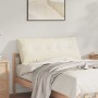 Cojín de Espalda Crema 120 x 50 cm Tela de pana