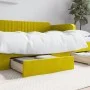 Bed drawers 2 pcs engineered wood and yellow velvet by vidaXL, Beds and accessories - Ref: Foro24-833921, Price: 45,41 €, Dis...