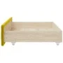 Bed drawers 2 pcs engineered wood and yellow velvet by vidaXL, Beds and accessories - Ref: Foro24-833921, Price: 45,41 €, Dis...