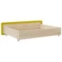 Bed drawers 2 pcs engineered wood and yellow velvet by vidaXL, Beds and accessories - Ref: Foro24-833921, Price: 45,41 €, Dis...