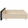 Cajones de cama 2 uds madera de ingeniería y terciopelo negro de vidaXL, Camas y accesorios - Ref: Foro24-833920, Precio: 45,...