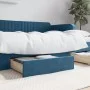 Bettschubladen, 2 Stück, Holzwerkstoff und blauer Samt von vidaXL, Betten und Zubehör - Ref: Foro24-833915, Preis: 45,36 €, R...