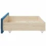 Bettschubladen, 2 Stück, Holzwerkstoff und blauer Samt von vidaXL, Betten und Zubehör - Ref: Foro24-833915, Preis: 45,36 €, R...