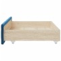 Bettschubladen, 2 Stück, Holzwerkstoff und blauer Samt von vidaXL, Betten und Zubehör - Ref: Foro24-833915, Preis: 45,92 €, R...