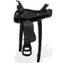 Westernsattel, Zaumzeug und Echtleder-Brustpanzer 13" schwarz von vidaXL, Rahmen - Ref: Foro24-91356, Preis: 195,71 €, Rabatt: %