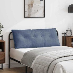 Cojín de Espalda Azul 120 x 50 cm Tela de pana