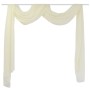 Transparenter Voile-Vorhang, 140 x 600 cm, Creme von vidaXL, Vorhänge und Gardinen - Ref: Foro24-130757, Preis: 23,78 €, Raba...