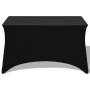 Elastische Tischabdeckung 2 Stück 183x76x74 cm schwarz von vidaXL, Abdeckungen - Ref: Foro24-132037, Preis: 30,37 €, Rabatt: %