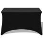 Funda elástica para mesa 2 uds 183x76x74 cm negro by vidaXL, Covers - Ref: Foro24-132037, Price: 30,37 €, Discount: %