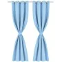 Blackout curtains 2 pieces with metal eyelets 135x245cm turquoise by vidaXL, Curtains and curtains - Ref: Foro24-132208, Pric...