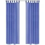 Cortinas de gasa 2 unidades 140x225 cm azul real de vidaXL, Cortinas y visillos - Ref: Foro24-132246, Precio: 14,00 €, Descue...