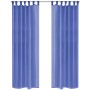 Voile-Vorhänge, 2 Einheiten, 140 x 225 cm, Königsblau von vidaXL, Vorhänge und Gardinen - Ref: Foro24-132246, Preis: 15,34 €,...