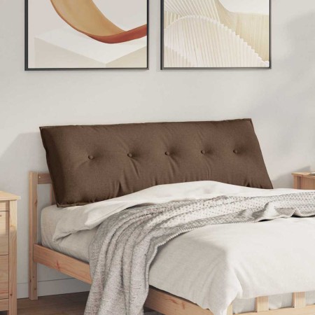 Cojín de Espalda Marrón 140 x 19 x 50 cm tela