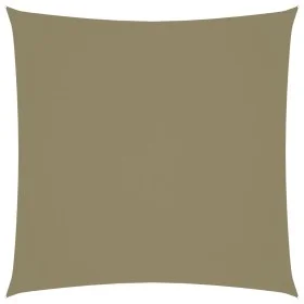 Square shade sail in beige Oxford fabric, 4x4 m. by vidaXL, Umbrellas - Ref: Foro24-135139, Price: 52,45 €, Discount: %