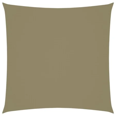Square shade sail in beige Oxford fabric, 4x4 m. by vidaXL, Umbrellas - Ref: Foro24-135139, Price: 52,44 €, Discount: %