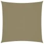 Square shade sail in beige Oxford fabric, 4x4 m. by vidaXL, Umbrellas - Ref: Foro24-135139, Price: 52,44 €, Discount: %
