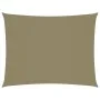 Rectangular sail awning beige Oxford fabric 6x8 m by vidaXL, Umbrellas - Ref: Foro24-135168, Price: 120,52 €, Discount: %