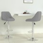 Taburete de cocina 2 unidades de terciopelo gris claro de vidaXL, Taburetes de cocina - Ref: Foro24-335305, Precio: 126,49 €,...