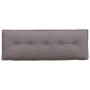 Cojín de Espalda Taupé 140 x 19 x 50 cm tela