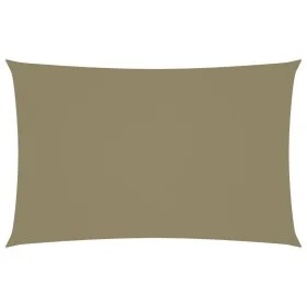 Rectangular sail awning beige Oxford fabric 2x5 m by vidaXL, Umbrellas - Ref: Foro24-135149, Price: 38,64 €, Discount: %