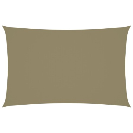 Rechteckige Segelmarkise aus beigem Oxford-Stoff 2x5 m von vidaXL, Sonnenschirme - Ref: Foro24-135149, Preis: 39,37 €, Rabatt: %
