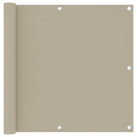 Balkonmarkise beiges Oxford-Gewebe 90x500 cm von vidaXL, Sonnenschirme - Ref: Foro24-134942, Preis: 26,08 €, Rabatt: %