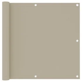 Toldo para balcón tela oxford beige 90x500 cm de vidaXL, Sombrillas - Ref: Foro24-134942, Precio: 25,54 €, Descuento: %