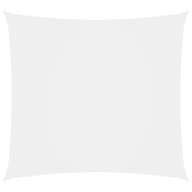 Toldo de vela rectangular tela Oxford blanco 2x2,5 m