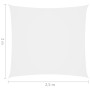 Rechteckige Segelmarkise aus weißem Oxford-Stoff 2x2,5 m von vidaXL, Sonnenschirme - Ref: Foro24-135254, Preis: 24,71 €, Raba...