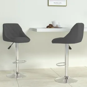 Küchenhocker 2 Einheiten aus dunkelgrauem Samt von vidaXL, Küchenhocker - Ref: Foro24-335306, Preis: 115,83 €, Rabatt: %