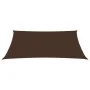 Rectangular sail awning brown Oxford fabric 3.5x4.5 m by vidaXL, Umbrellas - Ref: Foro24-135819, Price: 45,92 €, Discount: %
