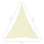Triangular sail awning Oxford fabric cream color 5x7x7 m by vidaXL, Umbrellas - Ref: Foro24-135237, Price: 52,90 €, Discount: %