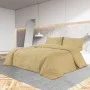 Bettwäsche-Set aus heller Mikrofaser in Taupegrau, 140 x 200 cm von vidaXL, Bettbezüge - Ref: Foro24-135982, Preis: 15,46 €, ...