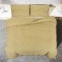 Bettwäsche-Set aus heller Mikrofaser in Taupegrau, 140 x 200 cm von vidaXL, Bettbezüge - Ref: Foro24-135982, Preis: 15,46 €, ...