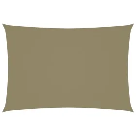 Rectangular sail awning beige Oxford fabric 3x5 m by vidaXL, Umbrellas - Ref: Foro24-135157, Price: 45,62 €, Discount: %