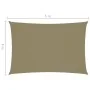 Rectangular sail awning beige Oxford fabric 3x5 m by vidaXL, Umbrellas - Ref: Foro24-135157, Price: 45,62 €, Discount: %