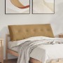 Cojín de Espalda Marrón 140 x 50 cm Tela de pana