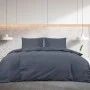 Anthrazitfarbenes Bettbezug-Set aus heller Mikrofaser, 135 x 200 cm von vidaXL, Bettbezüge - Ref: Foro24-135941, Preis: 17,29...