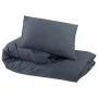 Anthrazitfarbenes Bettbezug-Set aus heller Mikrofaser, 140 x 200 cm von vidaXL, Bettbezüge - Ref: Foro24-135937, Preis: 18,50...